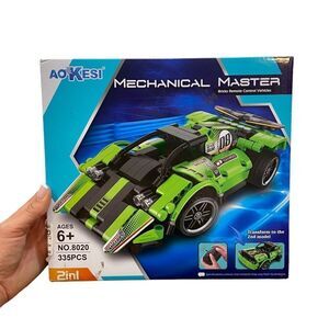 Brand New AO‎ Kesi 2 in 1 Mechanical Masters Brick Building Toy RC Car